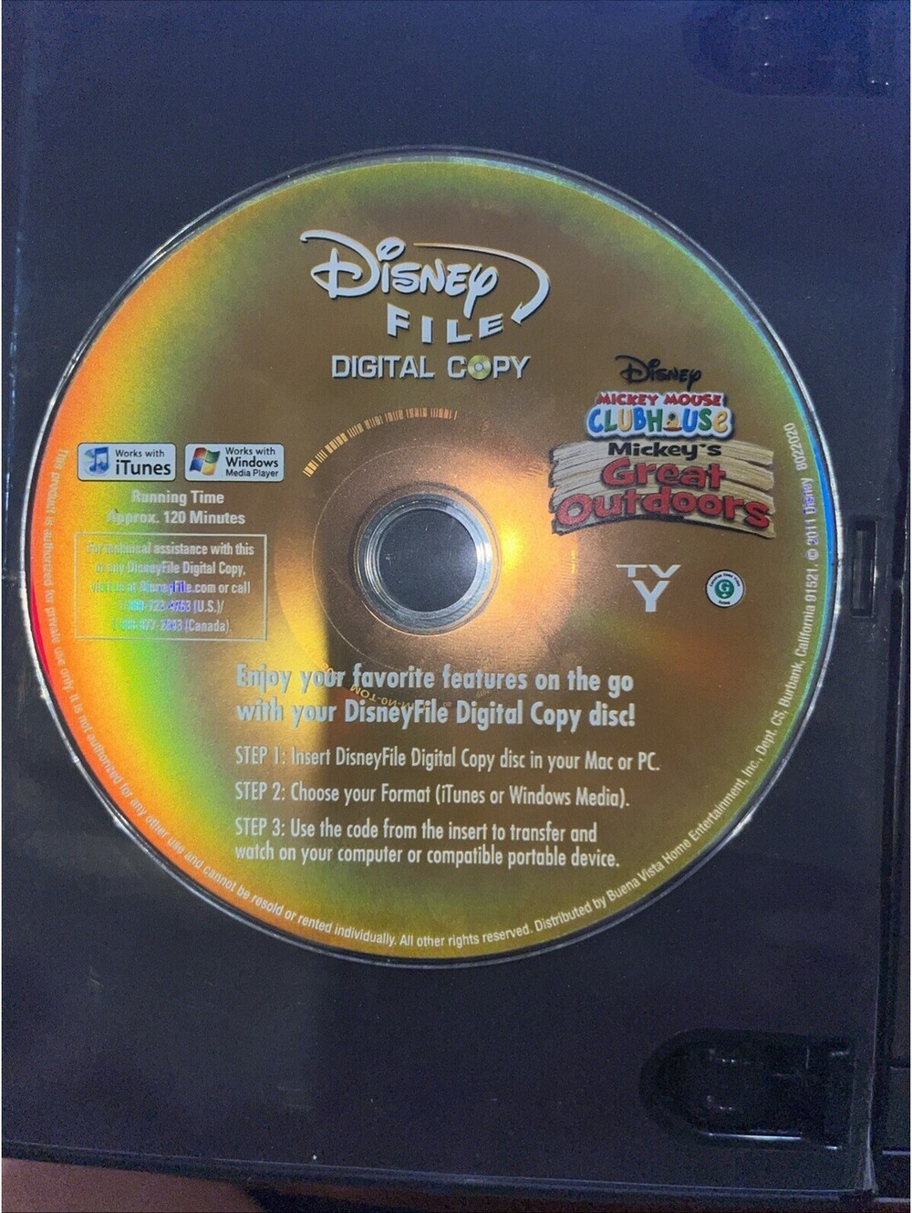 Mickey Mouse Clubhouse: Mickeys Great Outdoors (Digital Copy Disc)